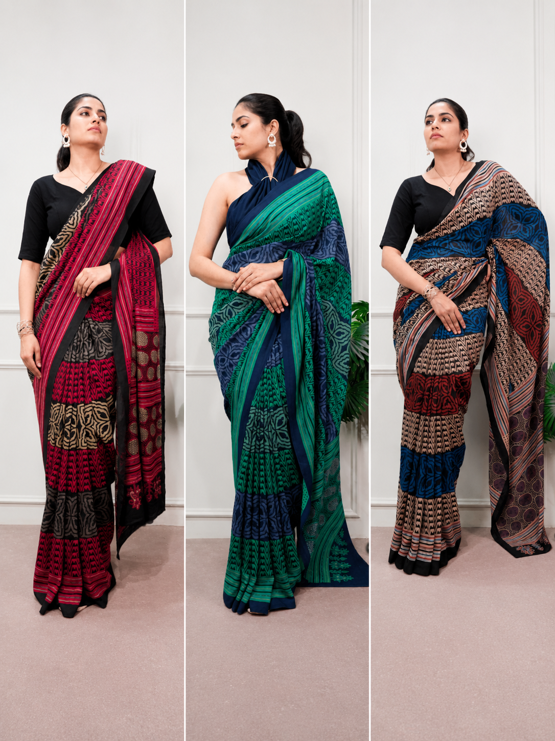 Soft elegance meets everyday grace in this beautifully printed poly mal cotton saree