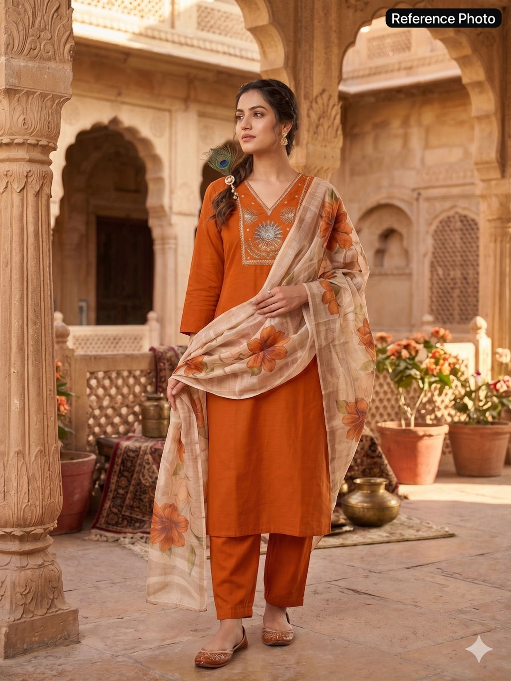New Designers Kurti Pant Dupatta Set