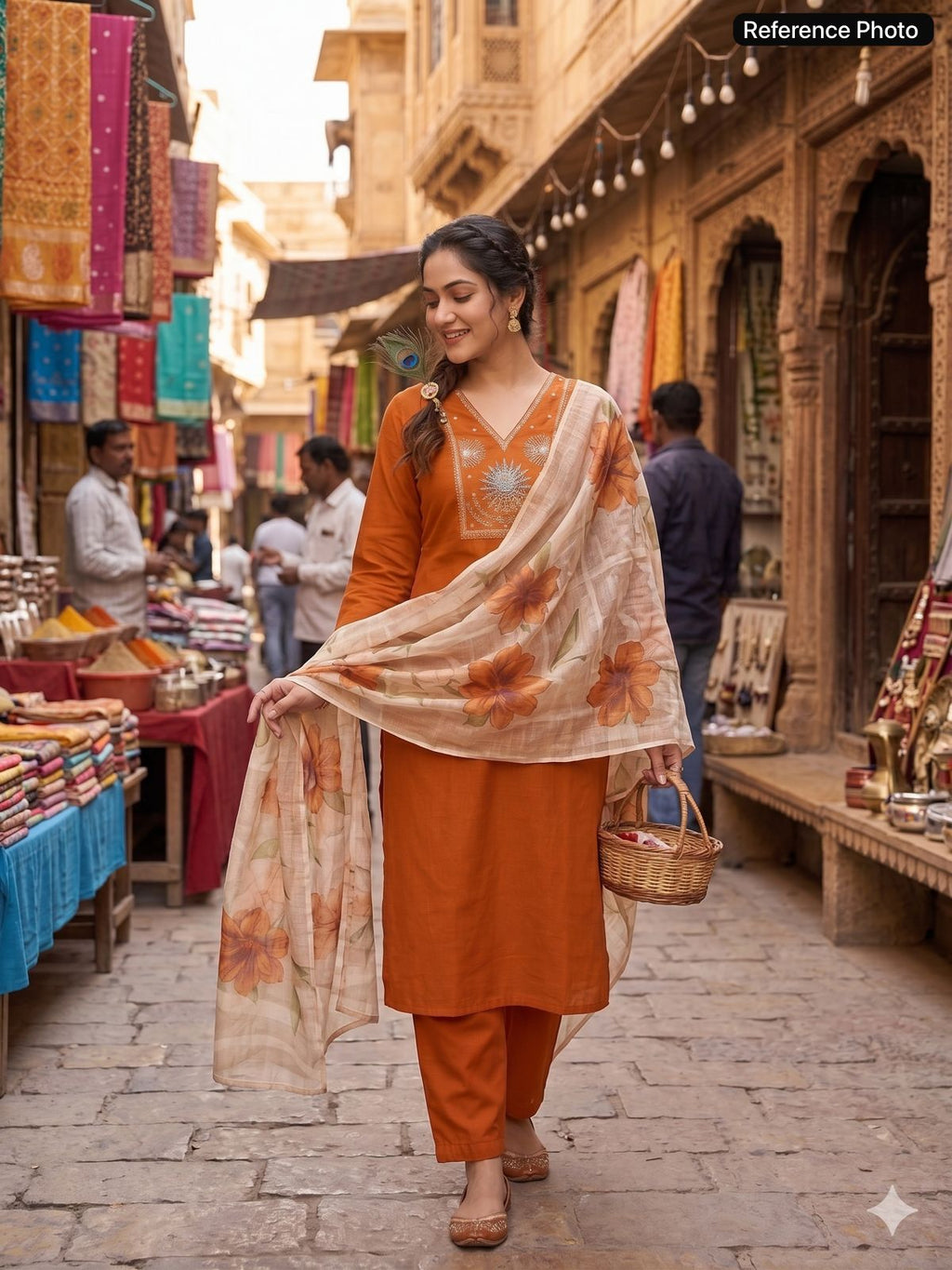 New Designers Kurti Pant Dupatta Set