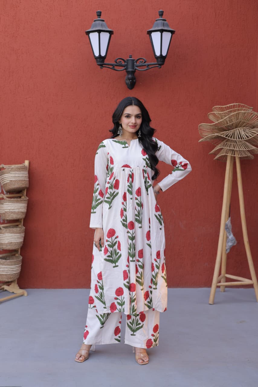 PREMIUM READYMADE  KURTI WITH PANT