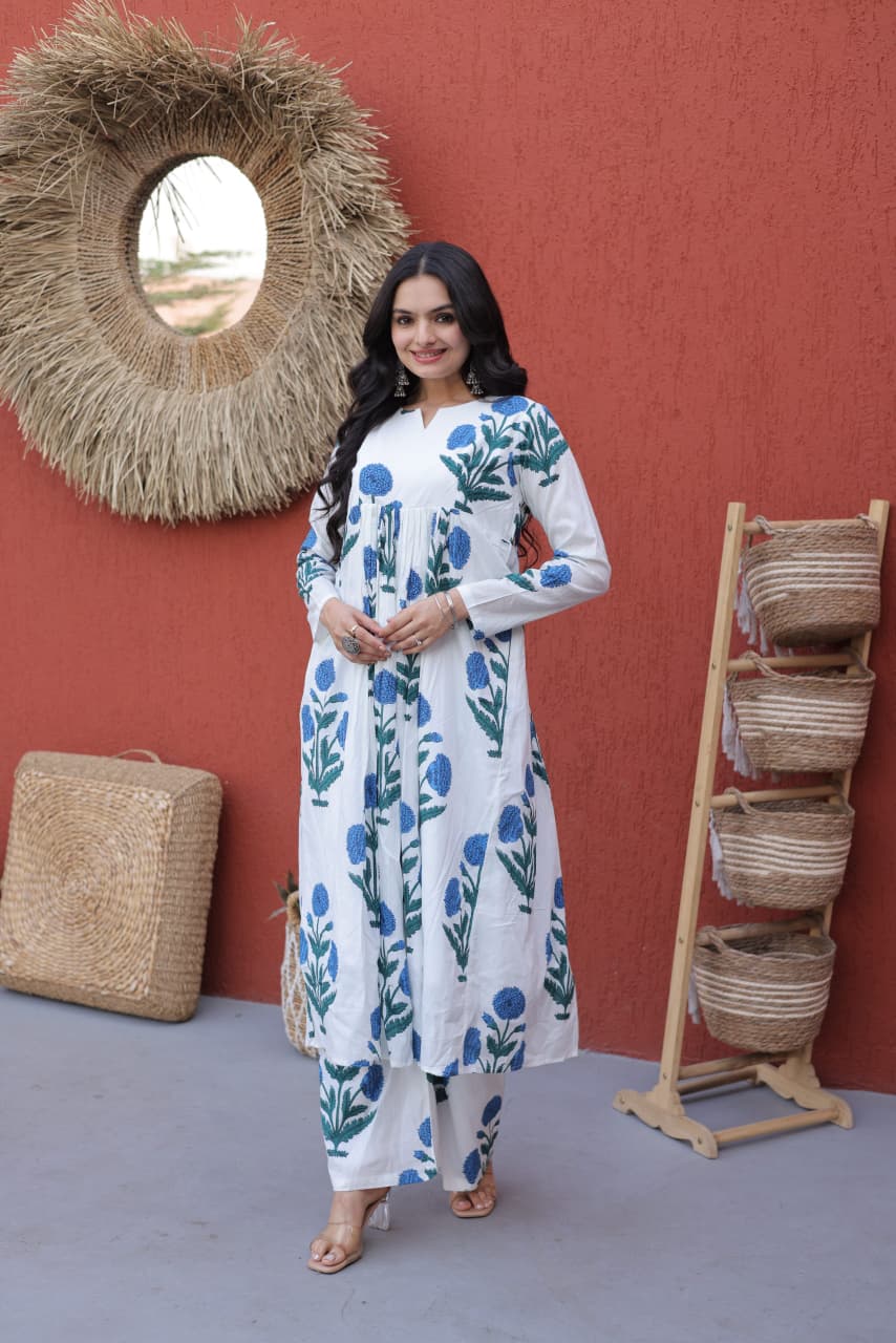 PREMIUM READYMADE  KURTI WITH PANT