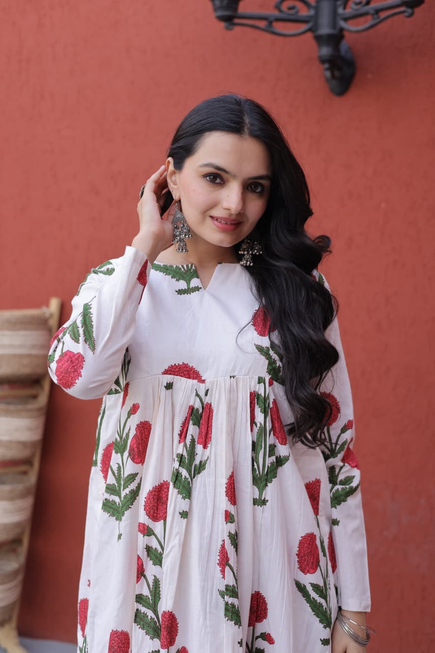 PREMIUM READYMADE  KURTI WITH PANT