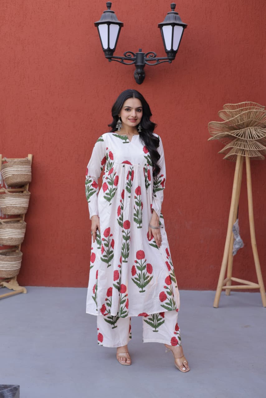 PREMIUM READYMADE  KURTI WITH PANT