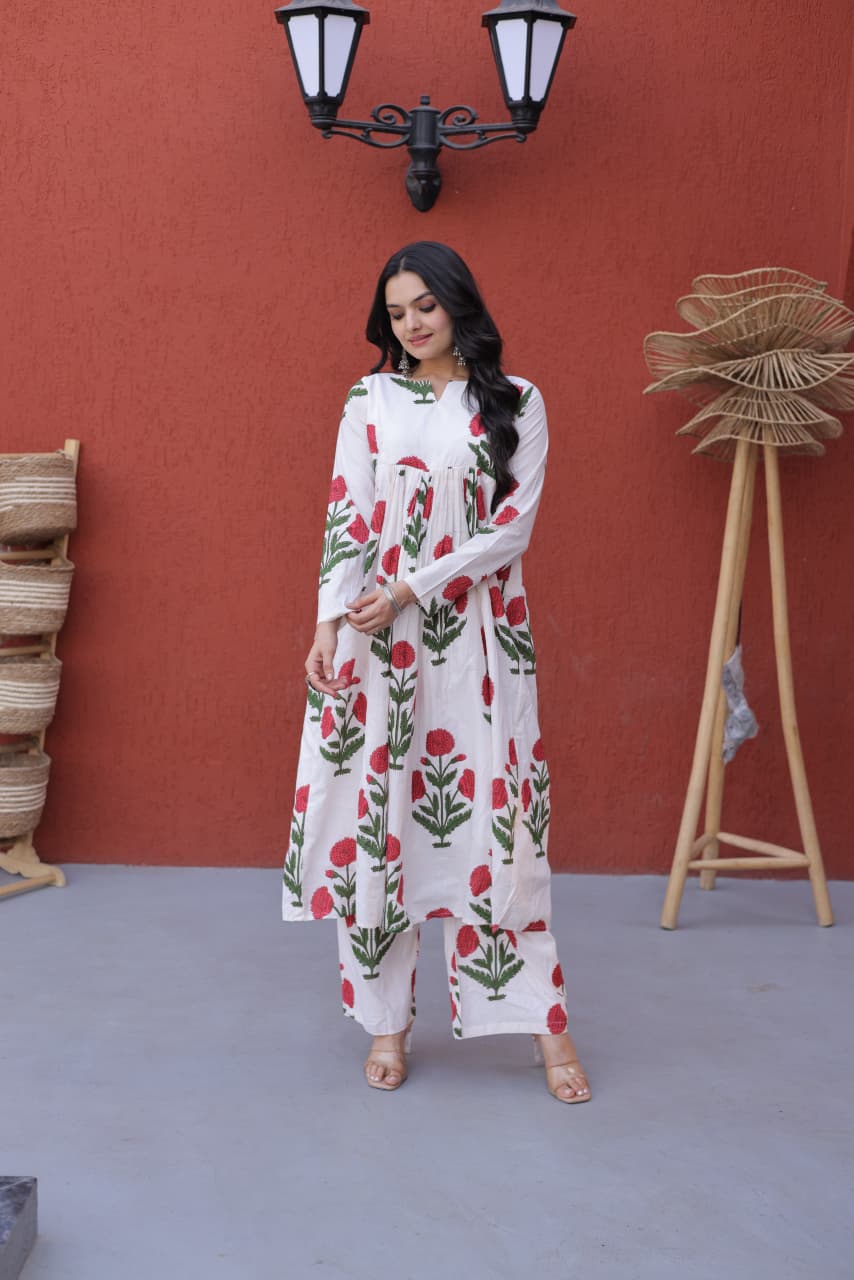 PREMIUM READYMADE  KURTI WITH PANT